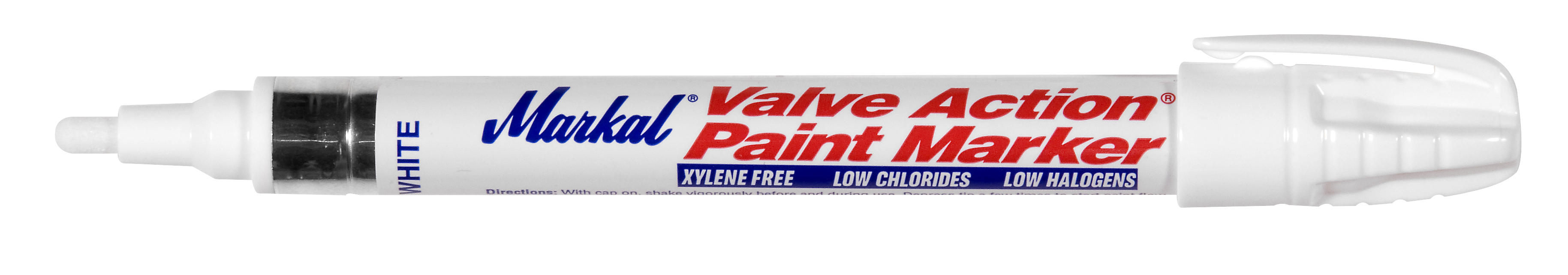 Marker, valve action white paint